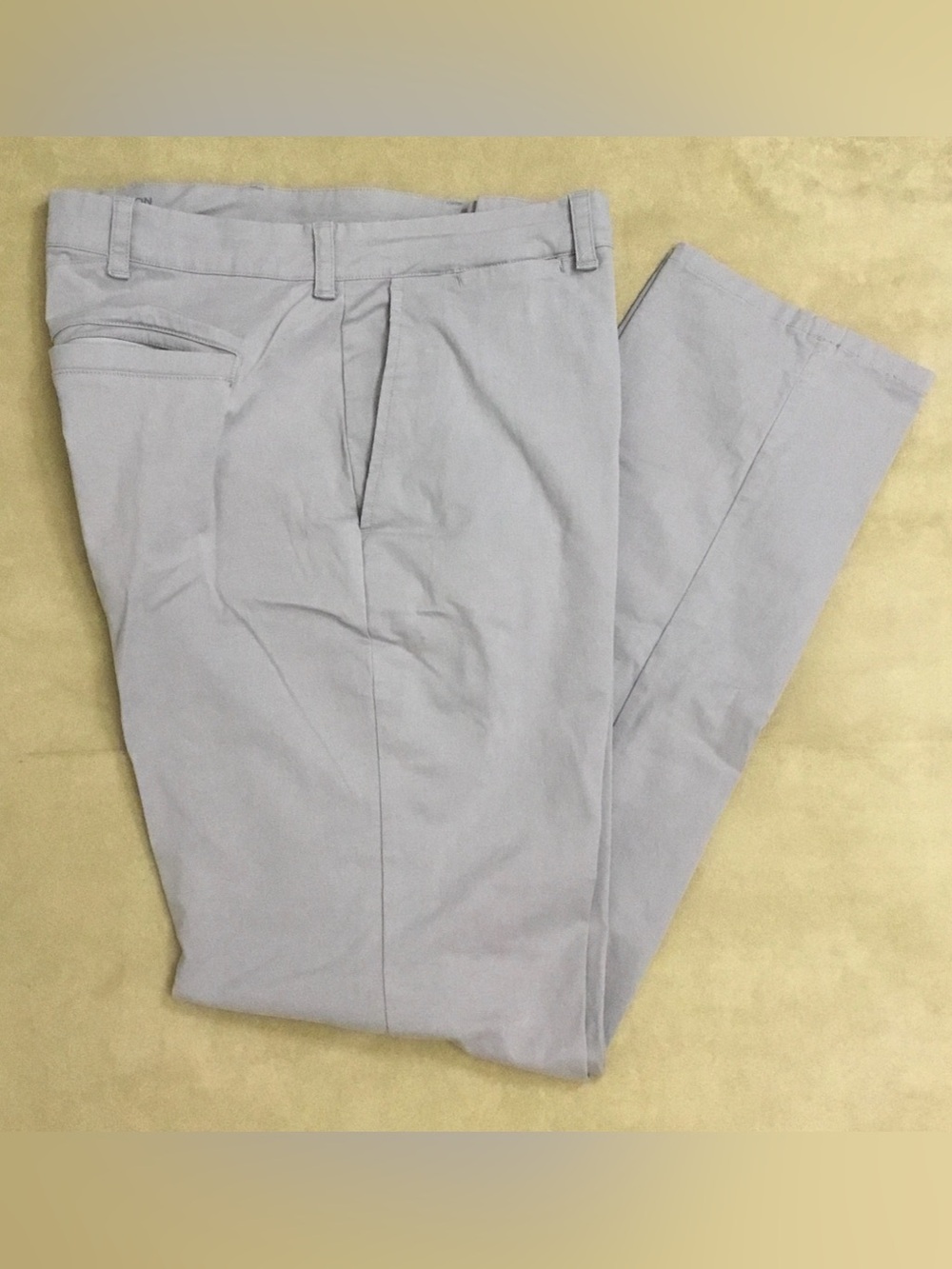 Mack Weldon Light Gray Chino Pants 36W 34L - M303